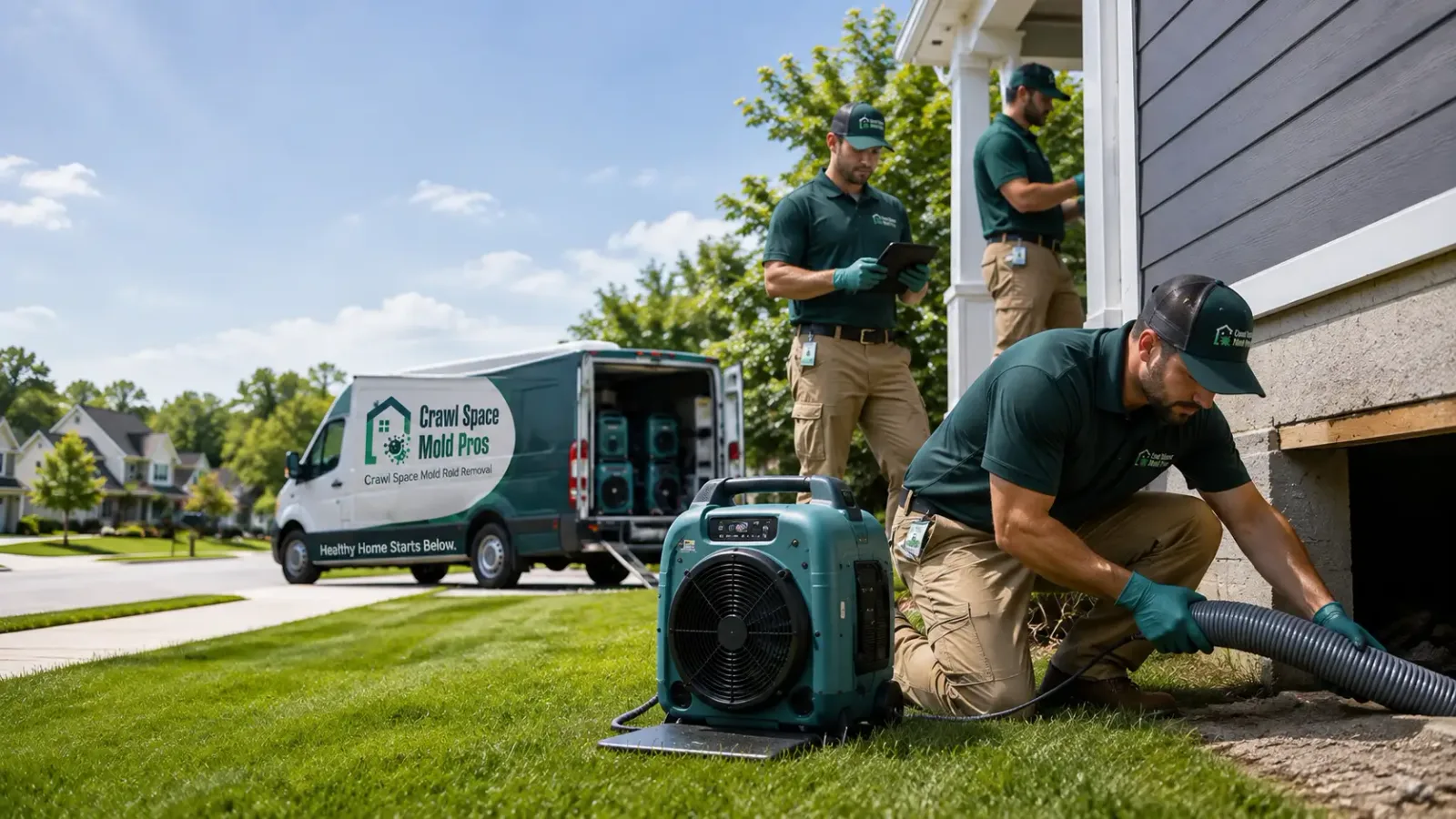 Crawl Space Mold Removal in Van Voorhis, PA